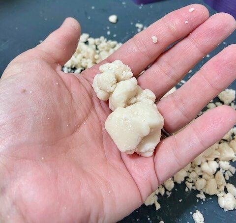 conditioning polymer clay without pasta machine