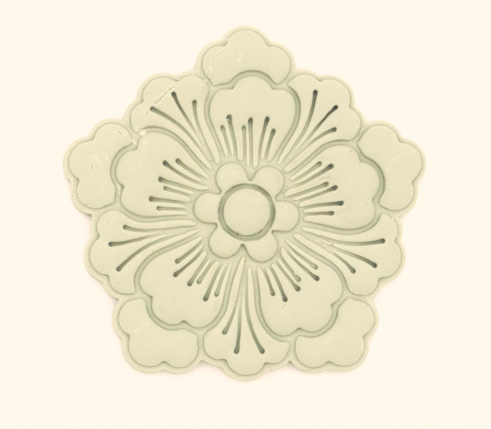 Nesimî cutter impression in polymer clay